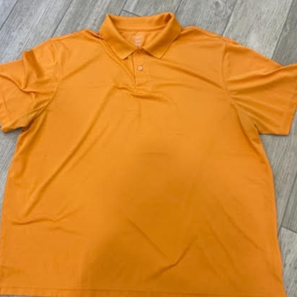 HAGGAR MENS BOX JAQUARD WICKING POLO 2XL